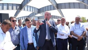 Biga Kocabaş çayı köprüsünün üst kaplama işlemi durduruldu