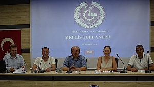 Biga TSO Meclisi Toplandı...