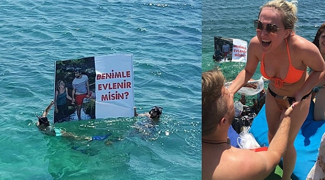 Boğaz Turunda Sürpriz Evlilik Teklifi...