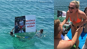 Boğaz Turunda Sürpriz Evlilik Teklifi...