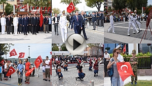 Çanakkale'de 30 Ağustos, törenlerle coşkuyla kutlandı....