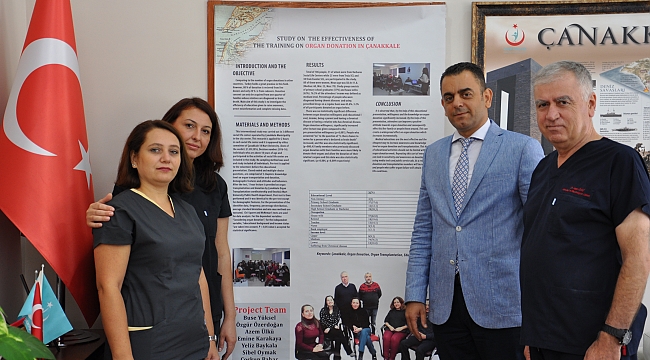 Çanakkale Devlet Hastanesi 2017 Uluslararası Organ Nakli Koordinatörleri Kongresi'nde Temsil Ediliyor