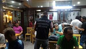 Çanakkale Polisi Göz Açtırmıyor...