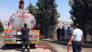 Çanakkale'de jandarma eğitim alanında yangın