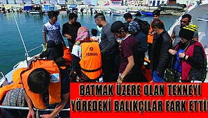 Denizde Motorları Bozulan Mültecileri Sahil Güvenlik Kurtardı...