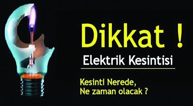 Elektrik Kesintisi...