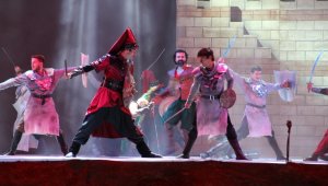 Hamidiye Tabyaları'nda 'Bir Hilal Uğruna' adlı gösteri nefes kesti