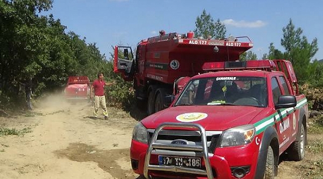 Kazdağları'nda Çıkan Yangın İçin Soğutma Çalışmaları Devam Ediyor...