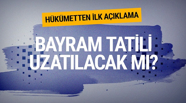 Kurban Bayramı Tatili İçin Açıklama Geldi!