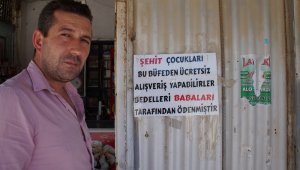 Şehit çocuklarına bu marketten alışveriş yapmak ücretsiz