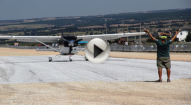 'Troy Air Fest' Start Aldı! Çocuklar Uçmanın Keyfini Yaşadı...