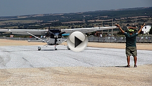 'Troy Air Fest' Start Aldı! Çocuklar Uçmanın Keyfini Yaşadı...