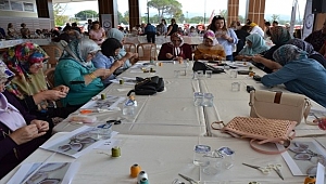 Biga'da oya ve yemek yarışması