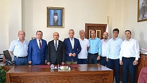 Biga Tso'dan Yeni Kaymakam Mustafa Can'a Hayırlı Olsun Ziyareti