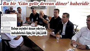 Bu bir 'Gün gelir devran döner' haberidir
