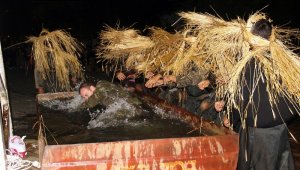 Bu köye damat olmak havuzdan geçer