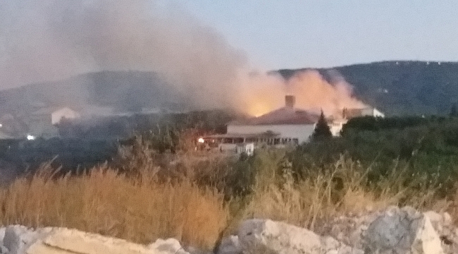 Çanakkale Açık Ceza Evinde Yangın Çıktı!!!