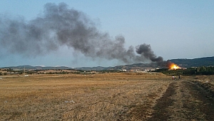 Çanakkale Açık Ceza İnfaz Kurumu'nda Yangın Çıktı! İşte İlk Müdahale Anları(VİDEOLU)
