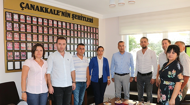 Çanakkale Barosu'ndan Muharip Gaziler Derneği Ve Gazi Ailelerine Vakfı'na Ziyaret