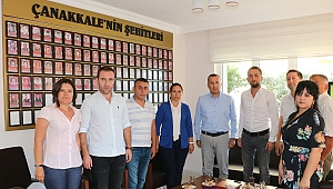 Çanakkale Barosu'ndan Muharip Gaziler Derneği Ve Gazi Ailelerine Vakfı'na Ziyaret