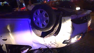 Çanakkale'de Araç Takla Attı,4 Yaralı...