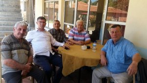 Dirlik, köylülerle bayramlaştı