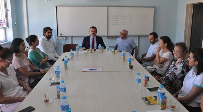 İl Milli Eğitim Müdürü Osman Özkan, Şehit Ömer Halis Demir İmam Hatip Ortaokulunda İncelemelerde Bulundu