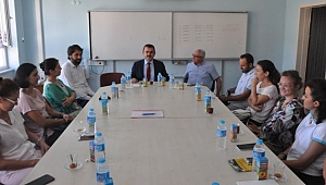 İl Milli Eğitim Müdürü Osman Özkan, Şehit Ömer Halis Demir İmam Hatip Ortaokulunda İncelemelerde Bulundu