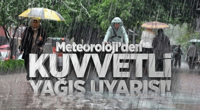Kaymakamlık Uyardı 'Kuvvetli Yağış Geliyor''