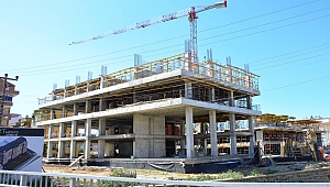 Lapseki Belediyesi Hizmet Binası Ve Kültür Merkezi Hızla Yükseliyor...