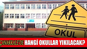 O Okullar Yıkılacak !!!