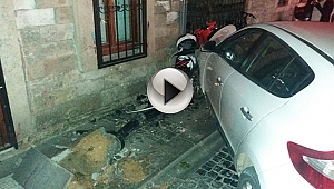 Alkollü Sürücü Önce Çarptı Sonra Kaçtı! Felaketin Eşiğinden Dönüldü...