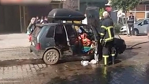 Araçtaki Koyunlar Son Anda Kurtarıldı