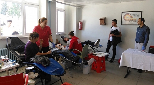  Biga MYO´da kan bağışı kampanyası