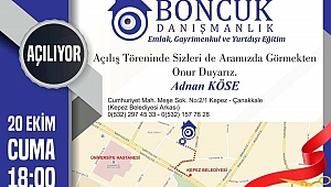 Boncuk Gayrimenkul Danışmanlık Açılıyor
