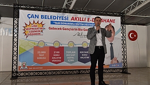  Çan Belediyesinden, 'Çan Belediyesi Akıllı E- Dershane'