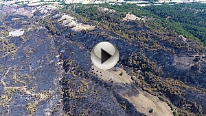 Çanakkale'de 2017 Yılında 468 Yangın Çıktı! O Alanlar Drone İle Görüntülendi...