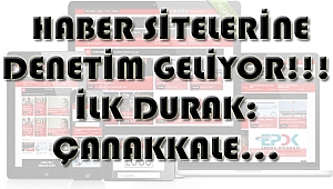 Çanakkale'de ki Haber Sitelerine İlk Denetim Maliye Bakanlığı'ndan