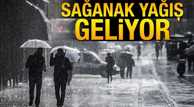 Çanakkale'ye Gök Gürültülü Sağanak Yağış Geliyor...