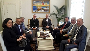 ÇATOD Yeni Yönetiminden Vali Tavlı ve Emniyet Müdürü Sel'e Ziyaret