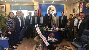 ÇTSO Yönetimi Esnaf Sanatkarlar Odası Birliğini ve Emniyet Müdürlüğünü Ziyaret Etti