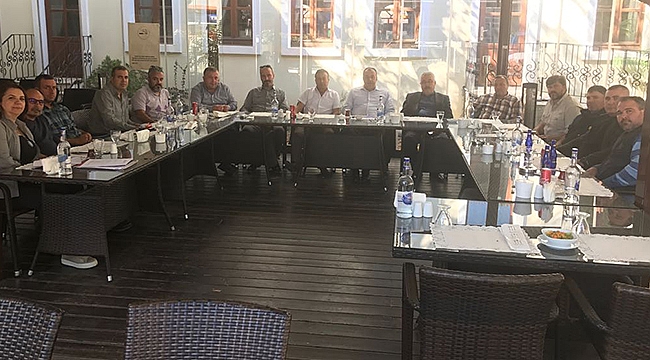 Çtso Yönetimi Küçük Sanayi Sitesi Kooperatifi Yönetimi ile bir araya geldi