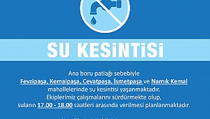 Dikkat Su Kesintisi Var!