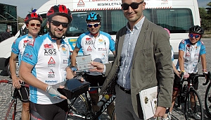 Köy Çocuklarına yardım için bisikletle 1300 km yol kat edecekler