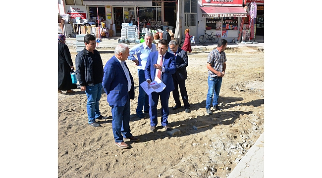 Lapseki'de 15 Temmuz Şehitler Meydanı çalışmaları başladı