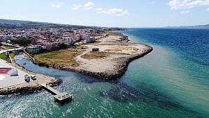 Lapseki'de kordon düzenleme çalışmaları