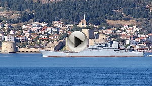  Rus savaş gemisi Çanakkale Boğazı'ndan geçti