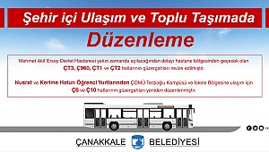 Şehir İçi Toplu Taşımada Düzenleme…