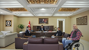 Truva Engelli Engelsiz Spor Kulübü,İl Özel İdaresi Genel Sekreterini Ziyaret Etti...