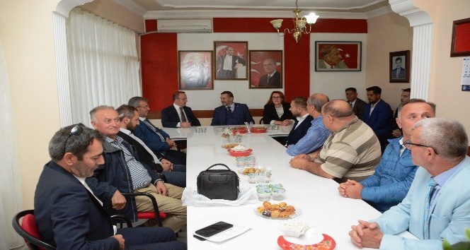 Turan'dan, MHP İl Başkanı Pınar'a ziyaret